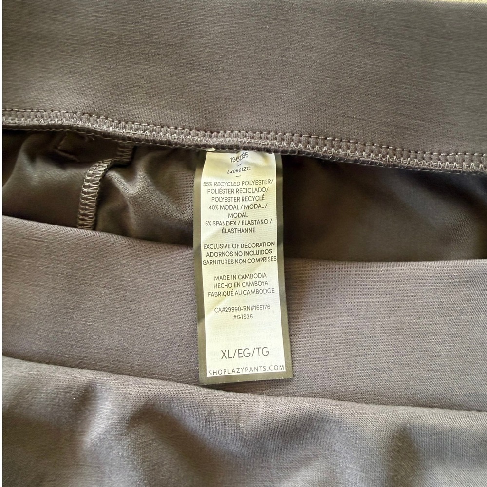 NWT Lazypants Shorts Womens S Gray Lounge Casual Elastic Waist Pockets Relaxed - Picture 5 of 11